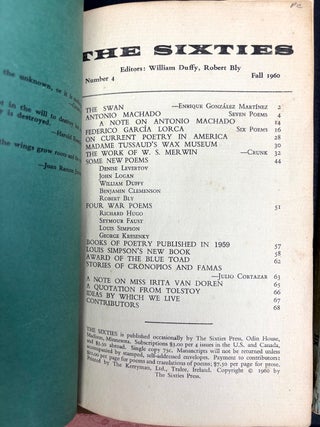 The Sixties No. 4 (1960), 6 (1962), 7 (1964), 8 (1966), 10 (1968), The Seventies No. 1 (1972)