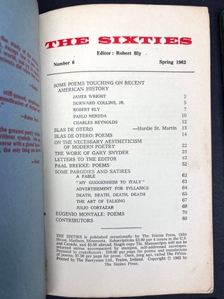 The Sixties No. 4 (1960), 6 (1962), 7 (1964), 8 (1966), 10 (1968), The Seventies No. 1 (1972)