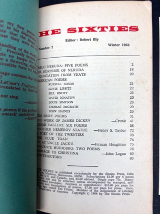 The Sixties No. 4 (1960), 6 (1962), 7 (1964), 8 (1966), 10 (1968), The Seventies No. 1 (1972)