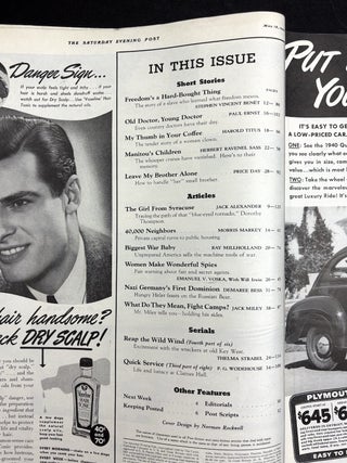 The Saturday Evening Post, May 18, 1940