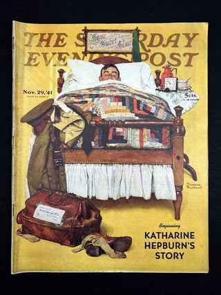 Item #h42841 The Saturday Evening Post, November 29, 1941. P. G. Wodehouse, Norman Rockwell