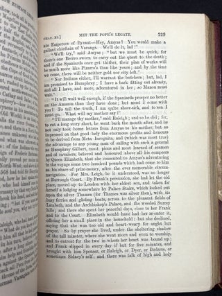 Westward Ho! (1889 in handsome leather binding)