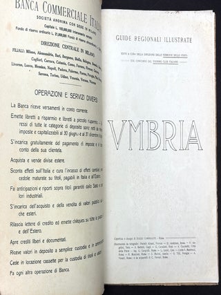 Umbria (1908), Guide Regionali Illustrate