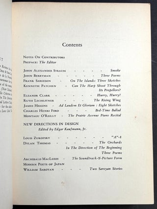 New Directions in Prose & Poetry, 1938