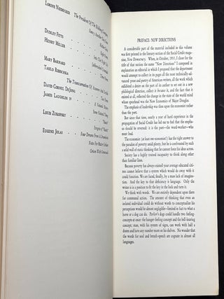 New Directions in Prose & Poetry (1936, first annual volume, inscribed by Laughlin)