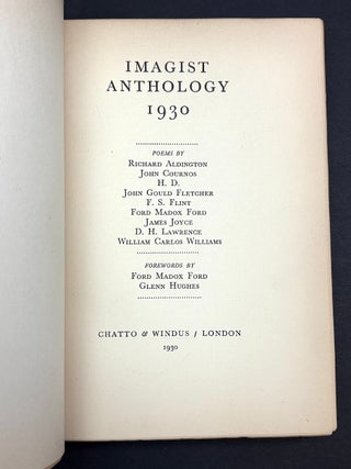 Imagist Anthology 1930