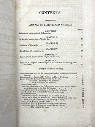The American Register, or General Repository of History, Politics and Science, Part I for 1810; Vol. VII