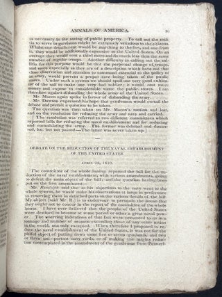 The American Register, or General Repository of History, Politics and Science, Part I for 1810; Vol. VII