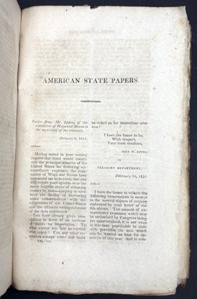 The American Register, or General Repository of History, Politics and Science, Part I for 1810; Vol. VII