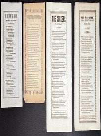 Group of 12 1850s American song sheets, published by Scroggy in Philadelphia, etc.