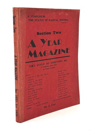 Item #h43289 A Year Magazine, Section Two: December 1933 - April 1934, with Dee Brown's first...