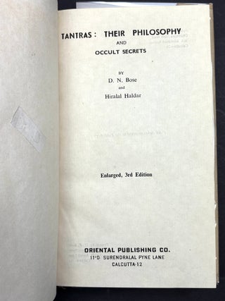 Tantras: Their Philosophy and Occult Secrets