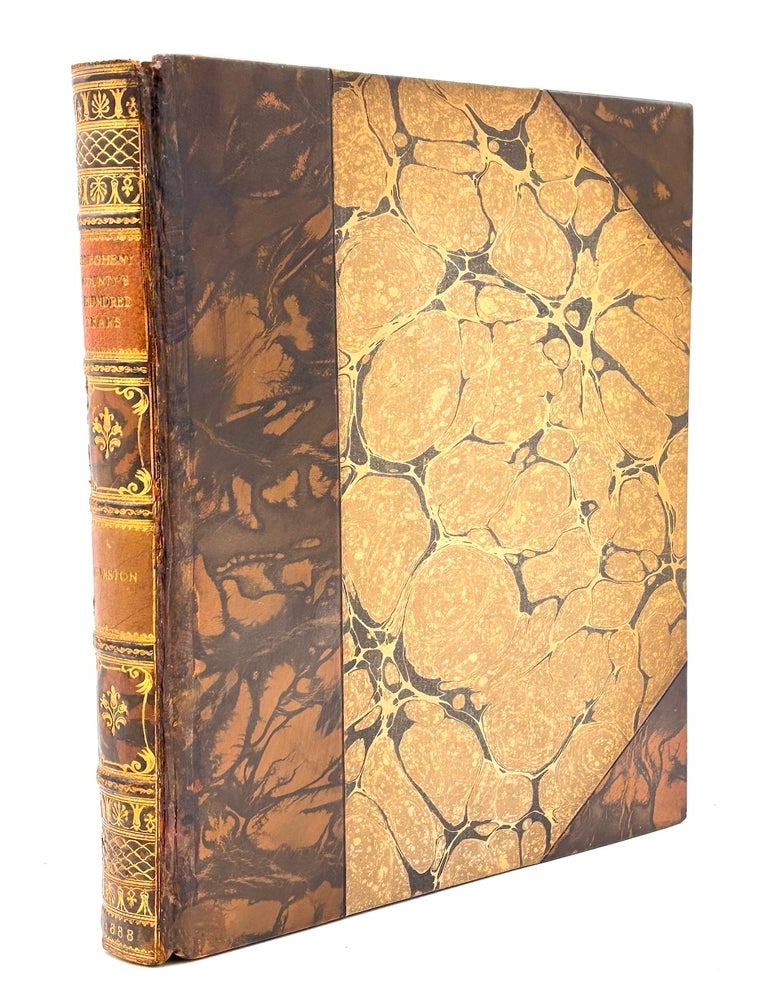 Item #h43657 Allegheny County's Hundred Years, 1888 in fine binding by Bayntun, folding panoramic plate, etc. George Thurston.