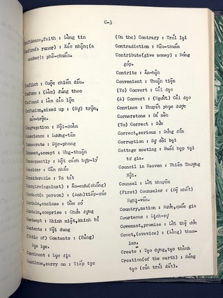 1972 book of LDS/Mormon lessons & discussions in Vietnamese, Richard C. Holloman Jr."s copy