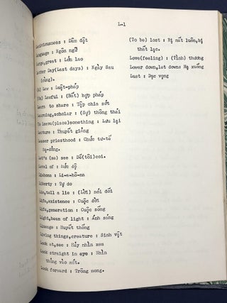1972 book of LDS/Mormon lessons & discussions in Vietnamese, Richard C. Holloman Jr."s copy