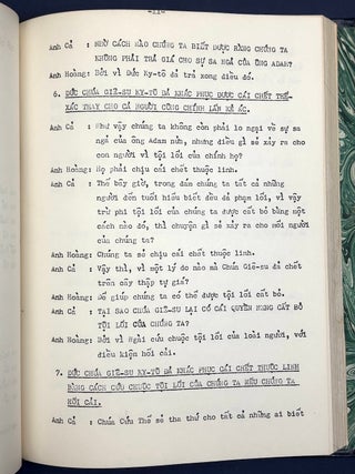 1972 book of LDS/Mormon lessons & discussions in Vietnamese, Richard C. Holloman Jr."s copy