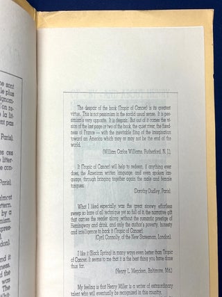 Of - By - And About Henry Miller