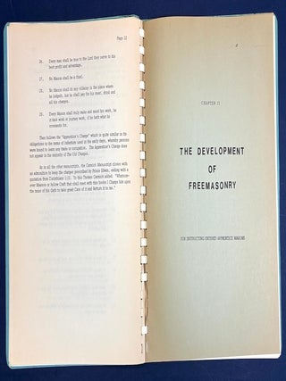 Masonic Culture Manual (1979)
