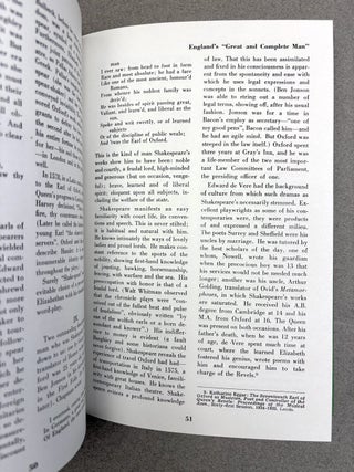 Shakespeare Cross-Examination, inscribed by Richard Bentley; a compilation of articles first appearing in the American Bar Association journal