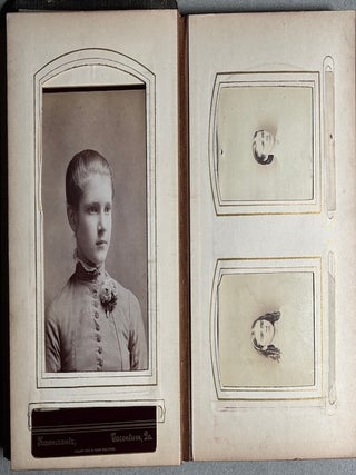 1860s-1910s Pittsburgh & Western PA photo album: Aiken, Noble families, et al.