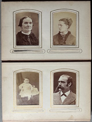 1860s-1910s Pittsburgh & Western PA photo album: Aiken, Noble families, et al.