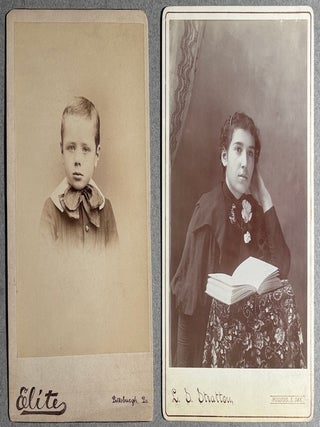 1860s-1910s Pittsburgh & Western PA photo album: Aiken, Noble families, et al.