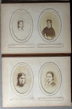 1860s-1910s Pittsburgh & Western PA photo album: Aiken, Noble families, et al.