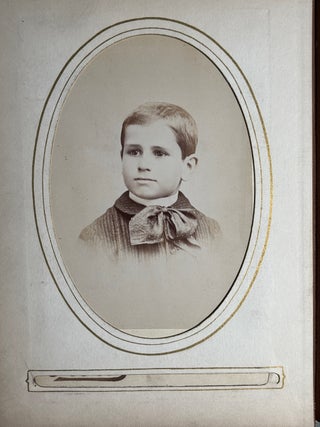 1860s-1910s Pittsburgh & Western PA photo album: Aiken, Noble families, et al.