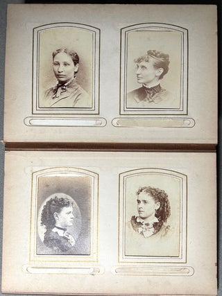 1860s-1910s Pittsburgh & Western PA photo album: Aiken, Noble families, et al.