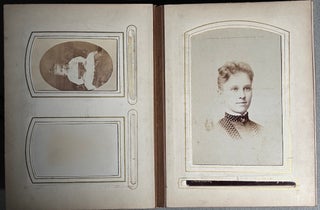 1860s-1910s Pittsburgh & Western PA photo album: Aiken, Noble families, et al.