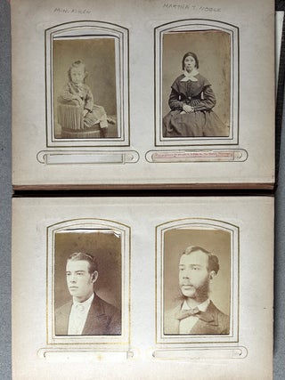 1860s-1910s Pittsburgh & Western PA photo album: Aiken, Noble families, et al.