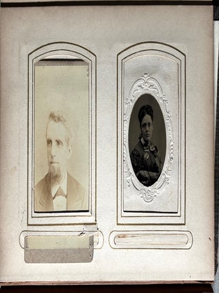 1860s-1910s Pittsburgh & Western PA photo album: Aiken, Noble families, et al.