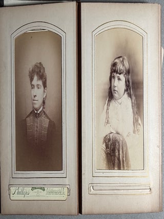 1860s-1910s Pittsburgh & Western PA photo album: Aiken, Noble families, et al.