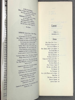 Labyrinths, Selected Stories and other writings