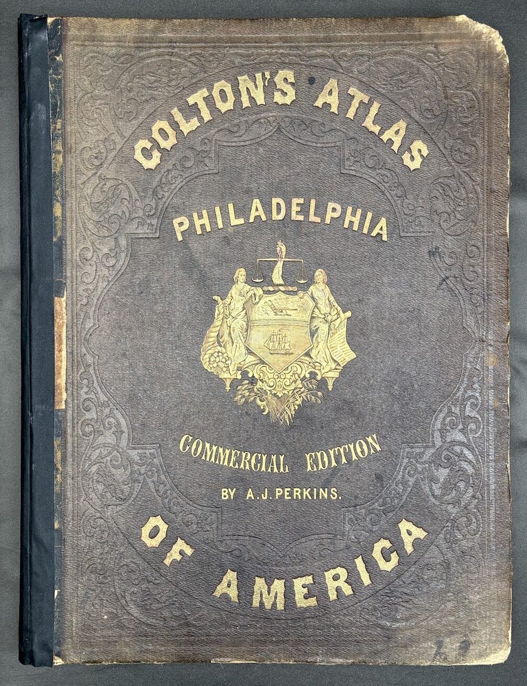 Item #h44117 Colton's Atlas of America (1856), Philadelphia Commercial Edition. George W. Colton.