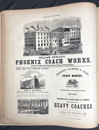Colton's Atlas of America (1856), Philadelphia Commercial Edition