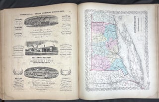 Colton's Atlas of America (1856), Philadelphia Commercial Edition
