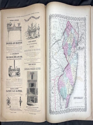 Colton's Atlas of America (1856), Philadelphia Commercial Edition
