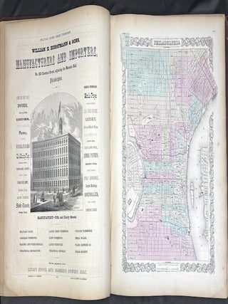 Colton's Atlas of America (1856), Philadelphia Commercial Edition