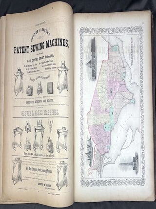 Colton's Atlas of America (1856), Philadelphia Commercial Edition