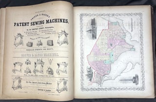 Colton's Atlas of America (1856), Philadelphia Commercial Edition