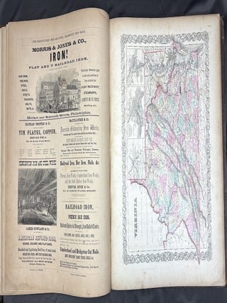 Colton's Atlas of America (1856), Philadelphia Commercial Edition
