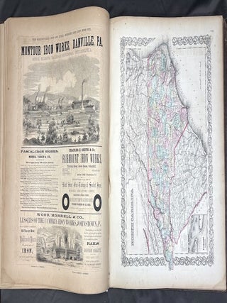 Colton's Atlas of America (1856), Philadelphia Commercial Edition
