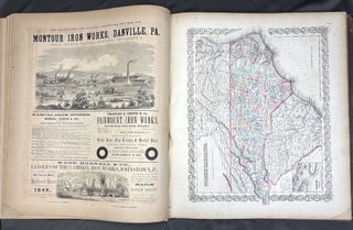 Colton's Atlas of America (1856), Philadelphia Commercial Edition