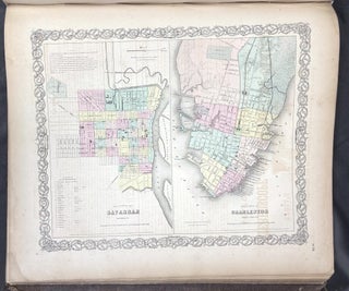Colton's Atlas of America (1856), Philadelphia Commercial Edition