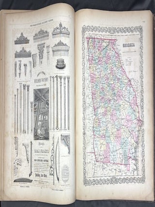 Colton's Atlas of America (1856), Philadelphia Commercial Edition