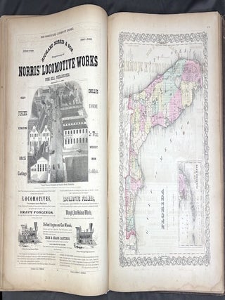 Colton's Atlas of America (1856), Philadelphia Commercial Edition