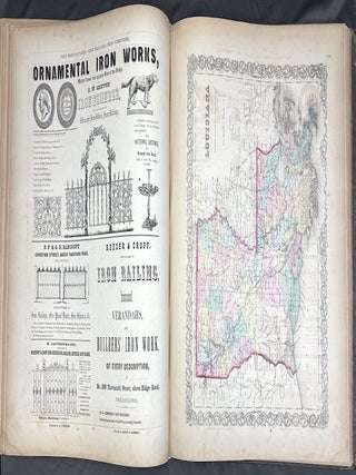 Colton's Atlas of America (1856), Philadelphia Commercial Edition