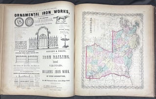 Colton's Atlas of America (1856), Philadelphia Commercial Edition