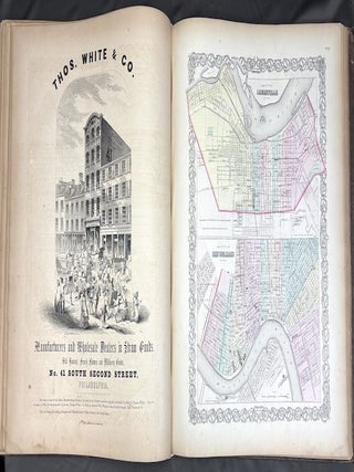 Colton's Atlas of America (1856), Philadelphia Commercial Edition